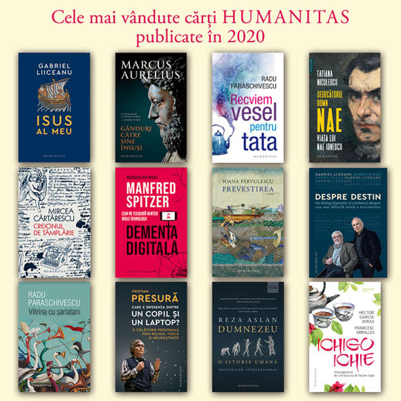 Cele mai vândute cărți ale Editurii Humanitas în 2020