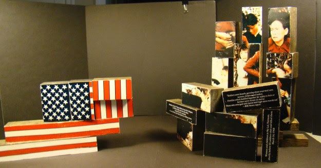 Area 3 - My Lai Massacre sculptural collage