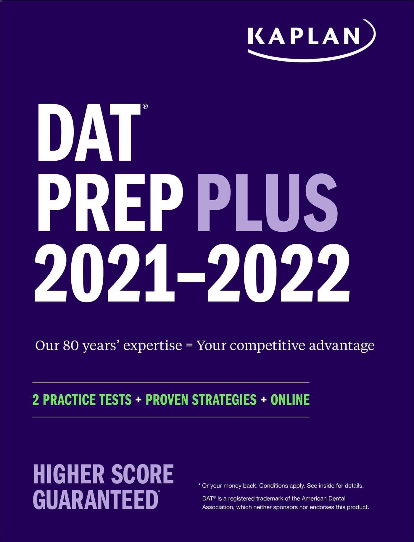 DAT Prep Plus 2021-2022: 2 Practice Tests Online + Proven Strategies EPUB