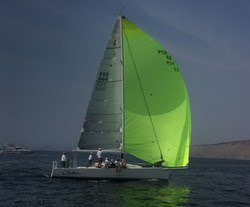 J/111 sailing off Peru