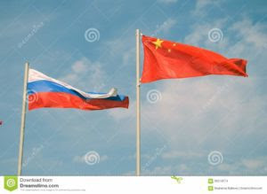 banderas de rusia y de china 61514174