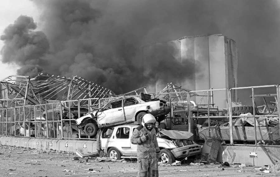 Libano explosion ruinas