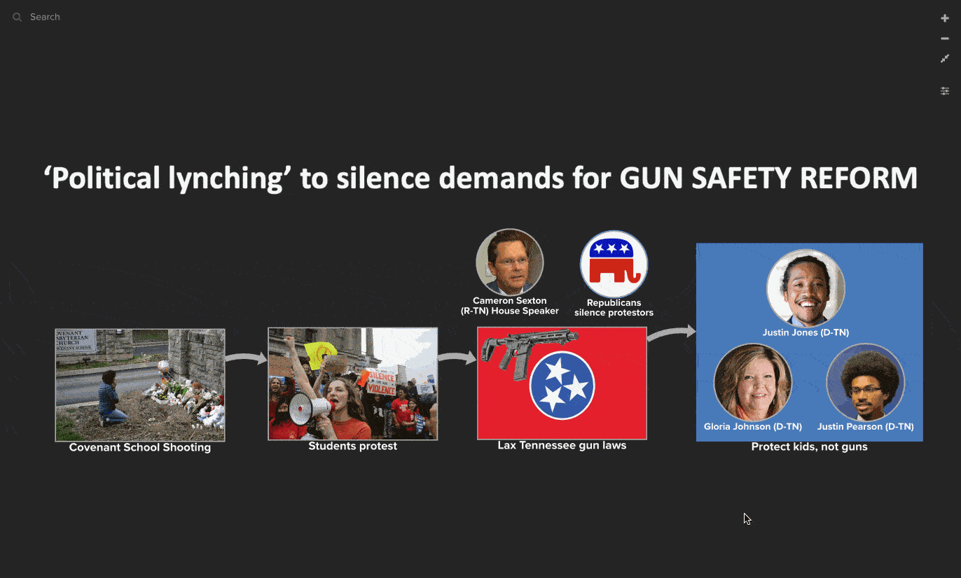 'Political lynching' to silence demands for gun safety reforms