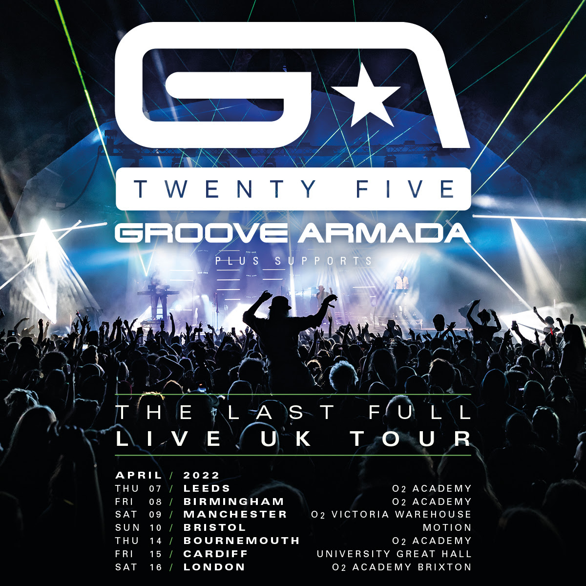 Groove Armada Twenty Five The Last Full Live Tour • WithGuitars