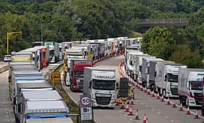 There is one man to blame for the lorries backed up in Dover: Boris Johnson