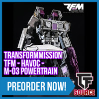 Transformers News: TFsource News! TFM Powertrain, Yellow Constructor, TR Broadside, Lord Scorpion Dark Version & More!