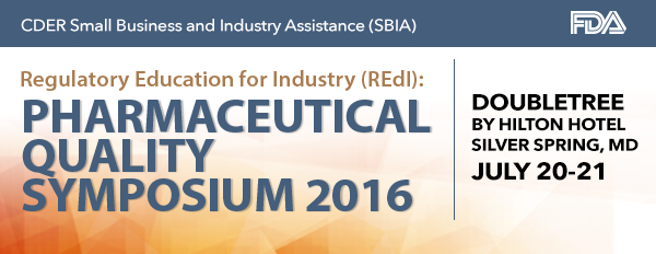 Pharmaceutical Quality Symposium 2016