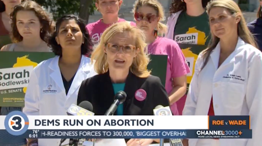 Godlewski Campaign: ICYMI: Sarah Godlewski Hosts Abortion Rally at State Capitol [Channel 3000]