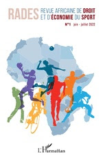 couverture Revue africaine de
droit et d'économie du sport N° 1 juin-juillet 2022