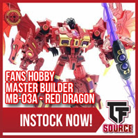 Transformers News: TFSource News! MP-41 Dinobot, IF WoT Green, FH Red Dragon, Unrustables, TFC Red Knight, MMC & More!