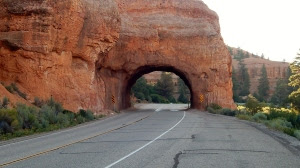 Roadway arch on State Hwy 12