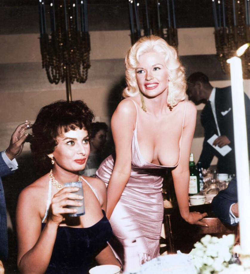 Sophia Loren e Jayne Mansfield