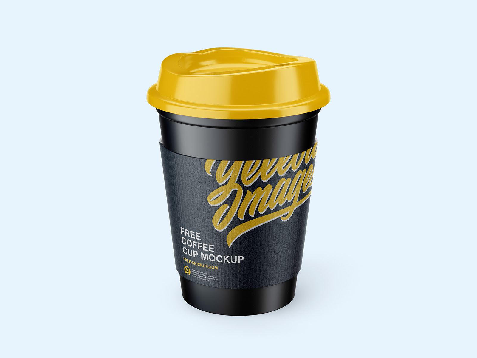 Coffee Cup with Holder Free Mockups Free Mockup