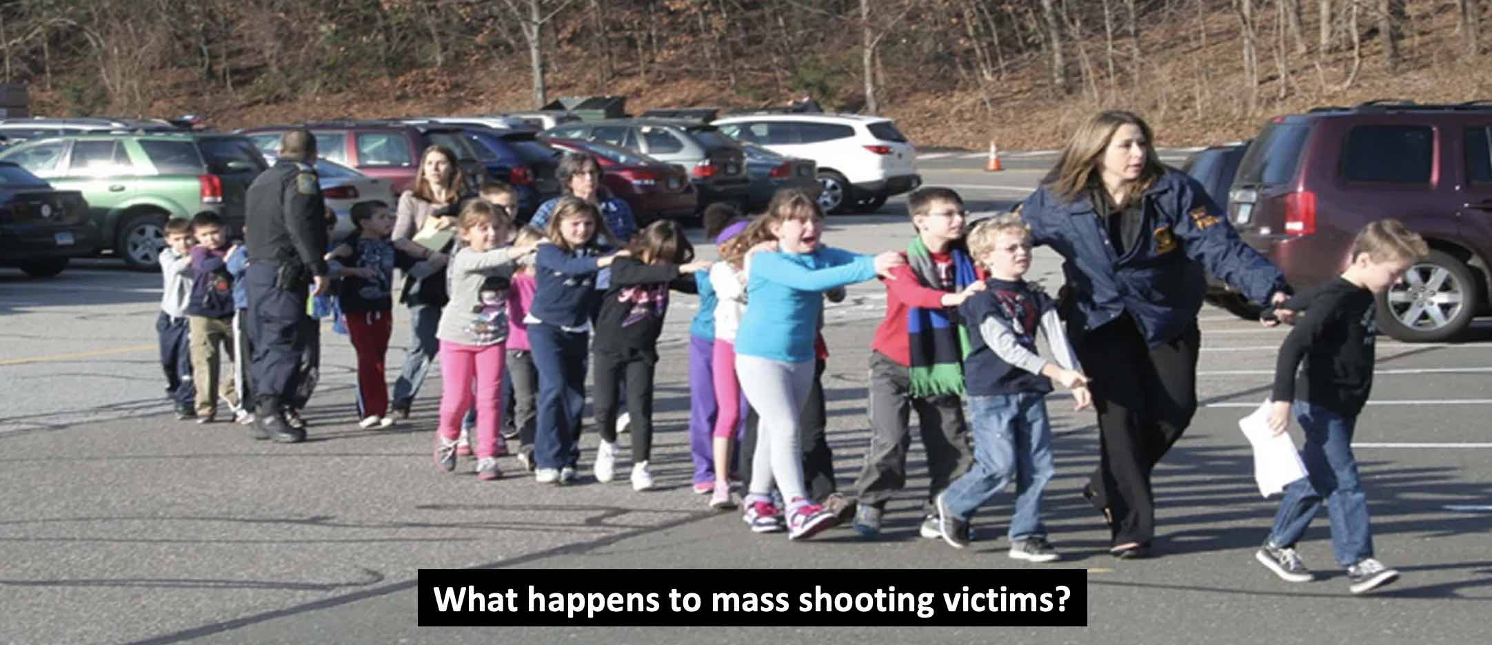 What happens to mass shooting victims