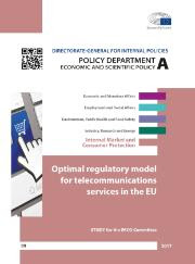 study telecommunications. © European Union (2017) - European Parliament cover study Optimal regulatory model for telecommunications services in the Eu