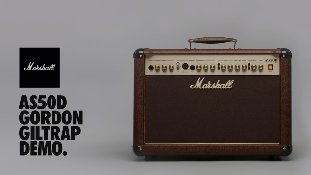 Gordon Giltrap demos the AS50D Marshall Amp