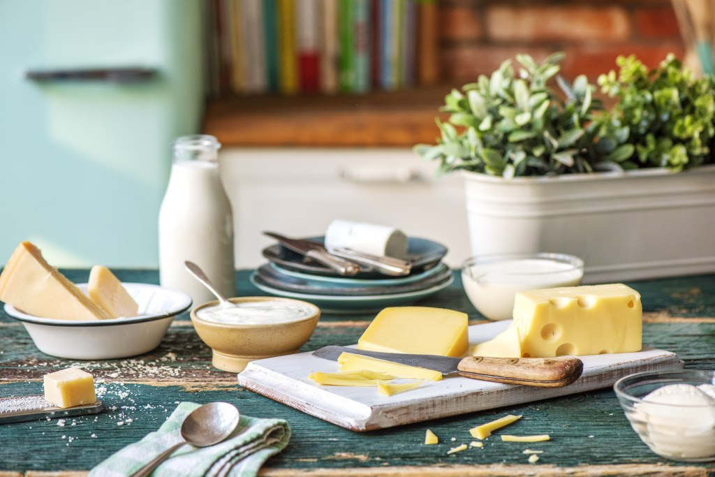 Cheese-board-butter-cream-dairy-kitchen-counter