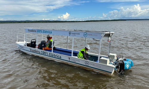 Norte Energia desenvolve barco elétrico para a região Amazônica