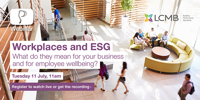 Workplaces and ESG: what do they mean for your business and for employee wellbeing?