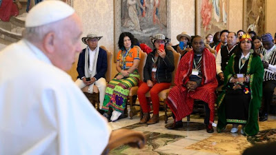 Pope Francis receives indigenous leaders who call for climate justice - NaijaAgtoNet @Vatican News