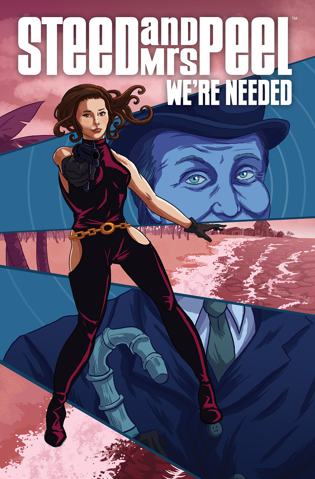 STEED AND MRS. PEEL: WE'RE NEEDED #3 Cover by Kim Herbst