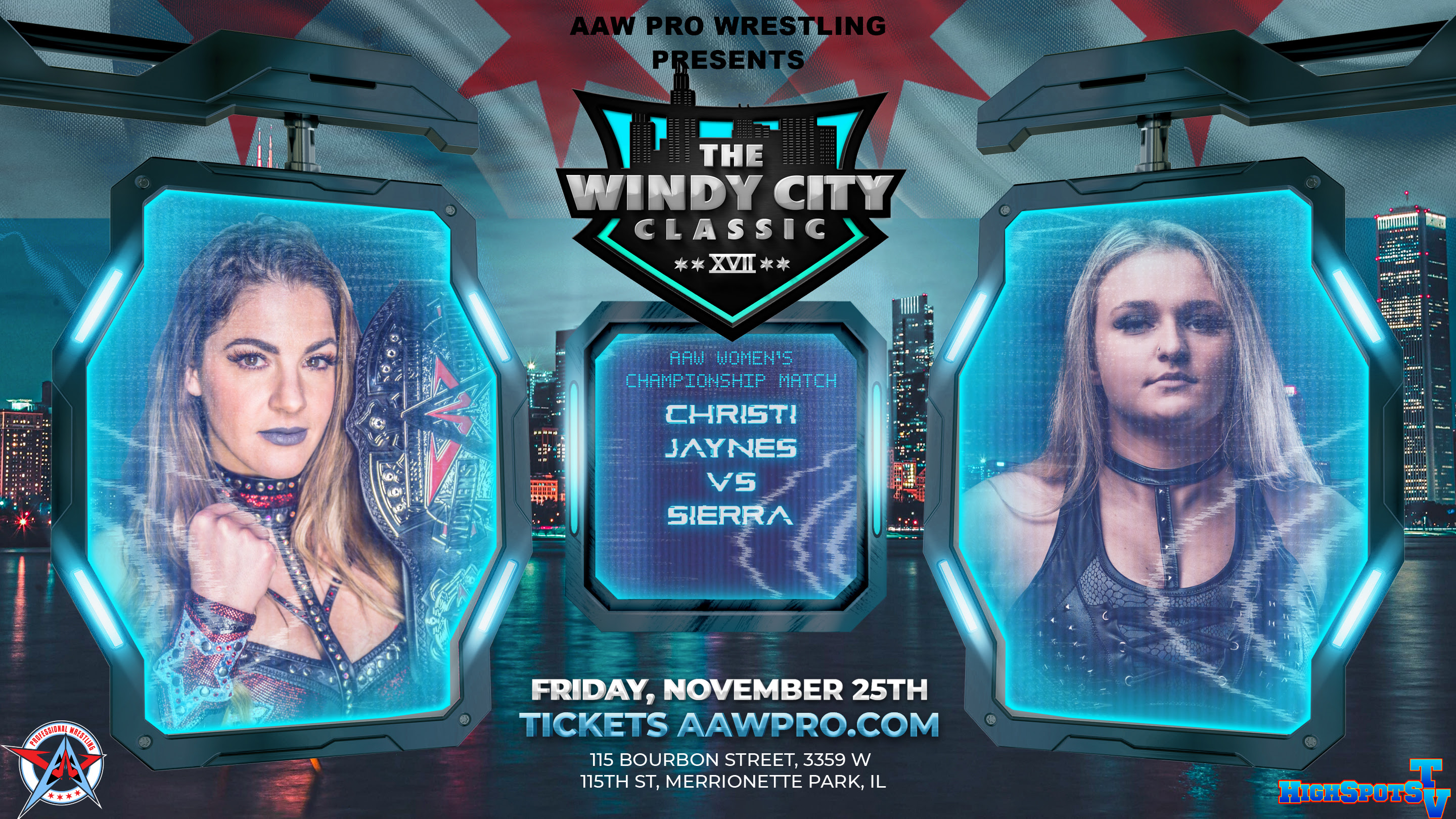 AAW WINDY CITY CLASSIC TO STREAM LIVE ON HIGHSPOTS.TV THIS FRIDAY