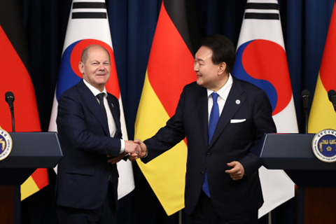 South Korea, Germany to sign information pact to boost defence cooperation.
