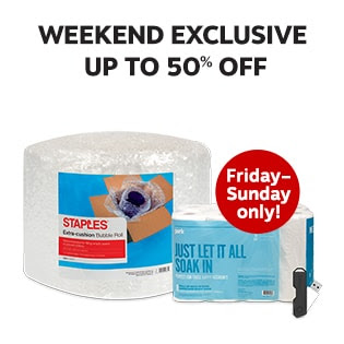 Weekend exclusive Up to 50% off
