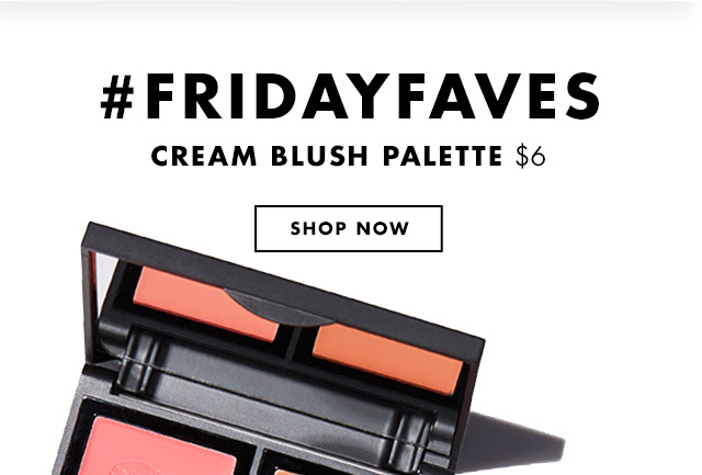 #Fridayfaves - Cream Blush Palette, $6