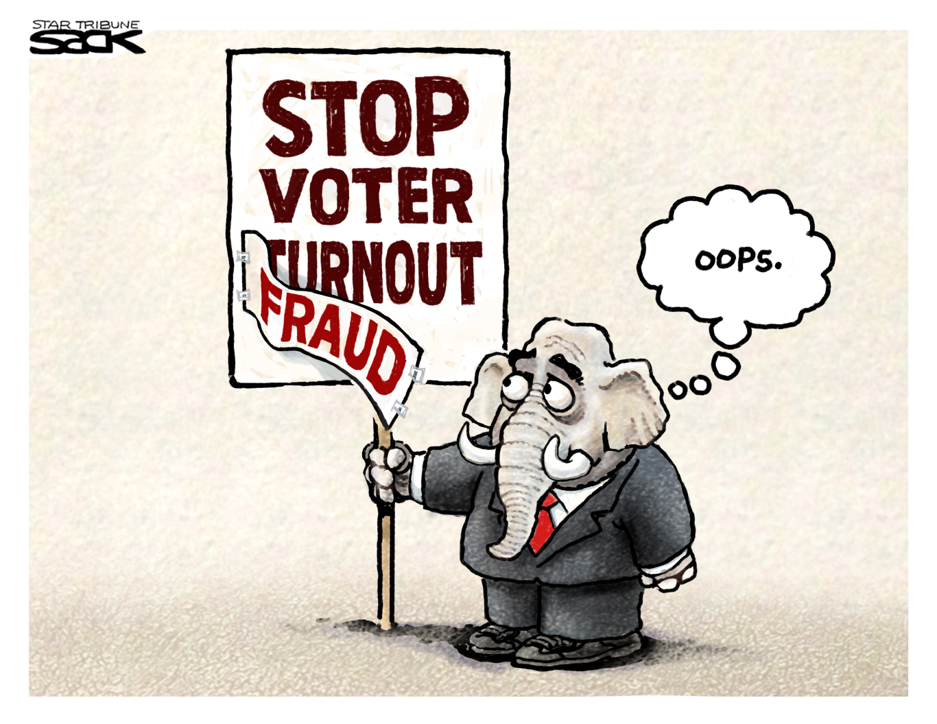 Republicans tell the Big Lie to pass voter suppression bills.