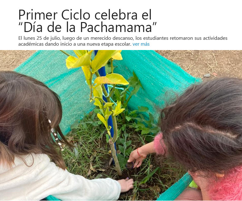 Primer Ciclo celebra el “Día de la Pachamama”