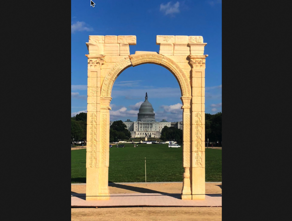 The Arch Of Baal Was Put Up In Washington D.C. One Day Before Brett Kavanaugh Testified To Congress