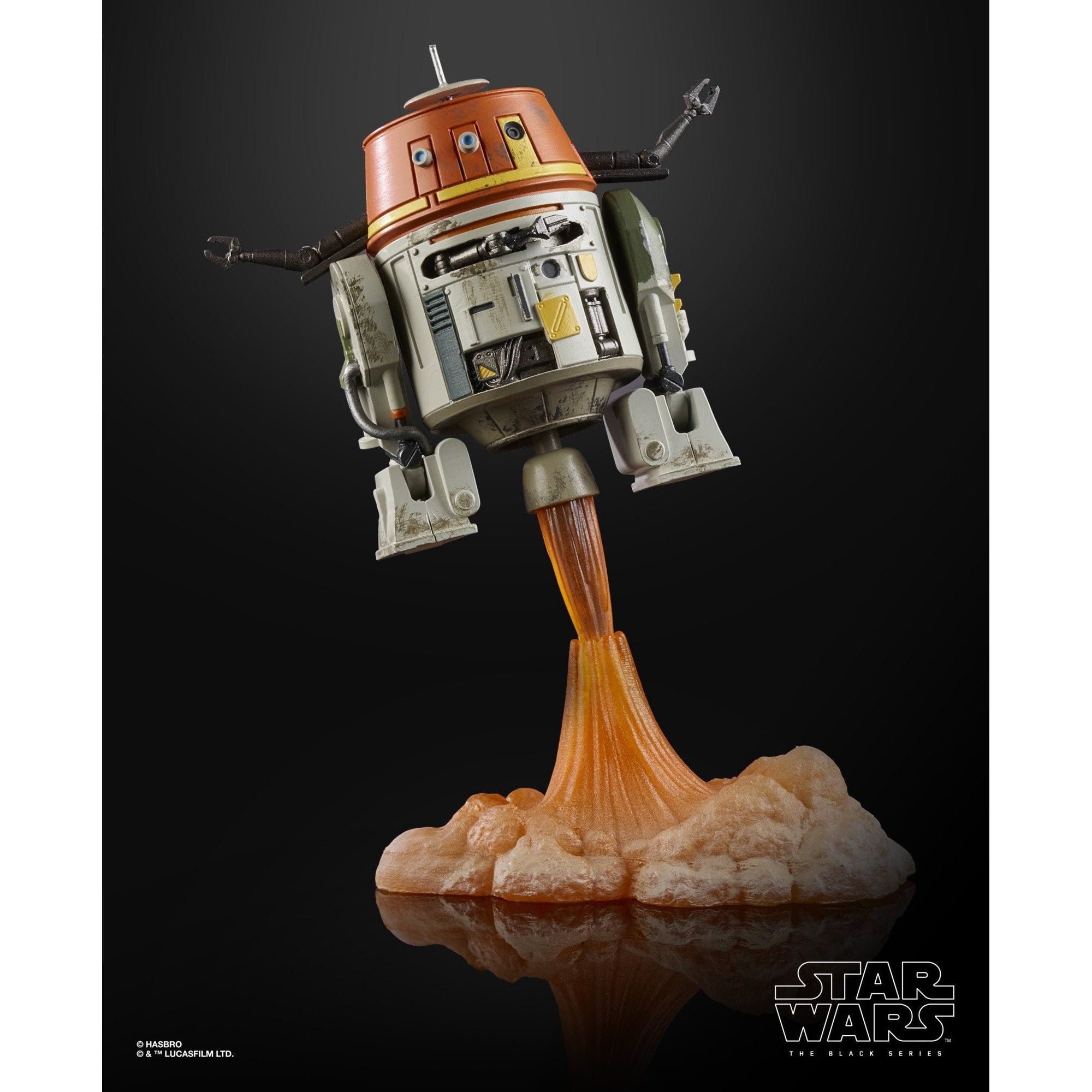 Image of Star Wars The Black Series Rebels C1-10P Chopper 6-Inch Action Figure