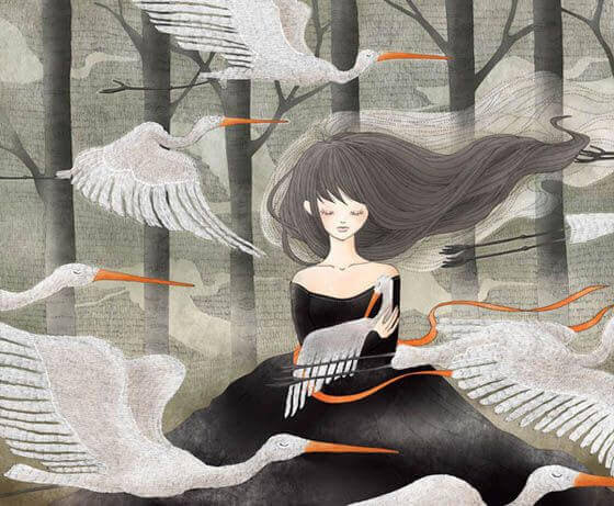 mulher-cisnes