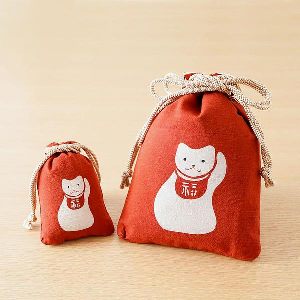 縁起柄セット「招き猫」