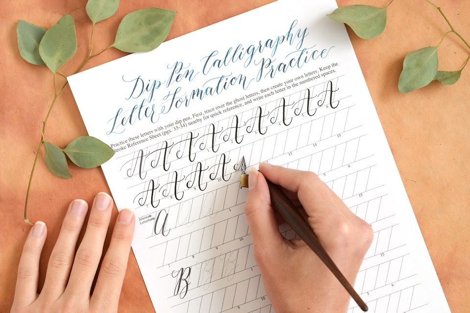 All of TPK's Free Calligraphy Practice Worksheets: A Master List