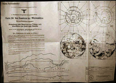 Mapas nazis desclasificados por KGB demuestran la existencia de Asgard y Agartha Antarctic-map-asgard