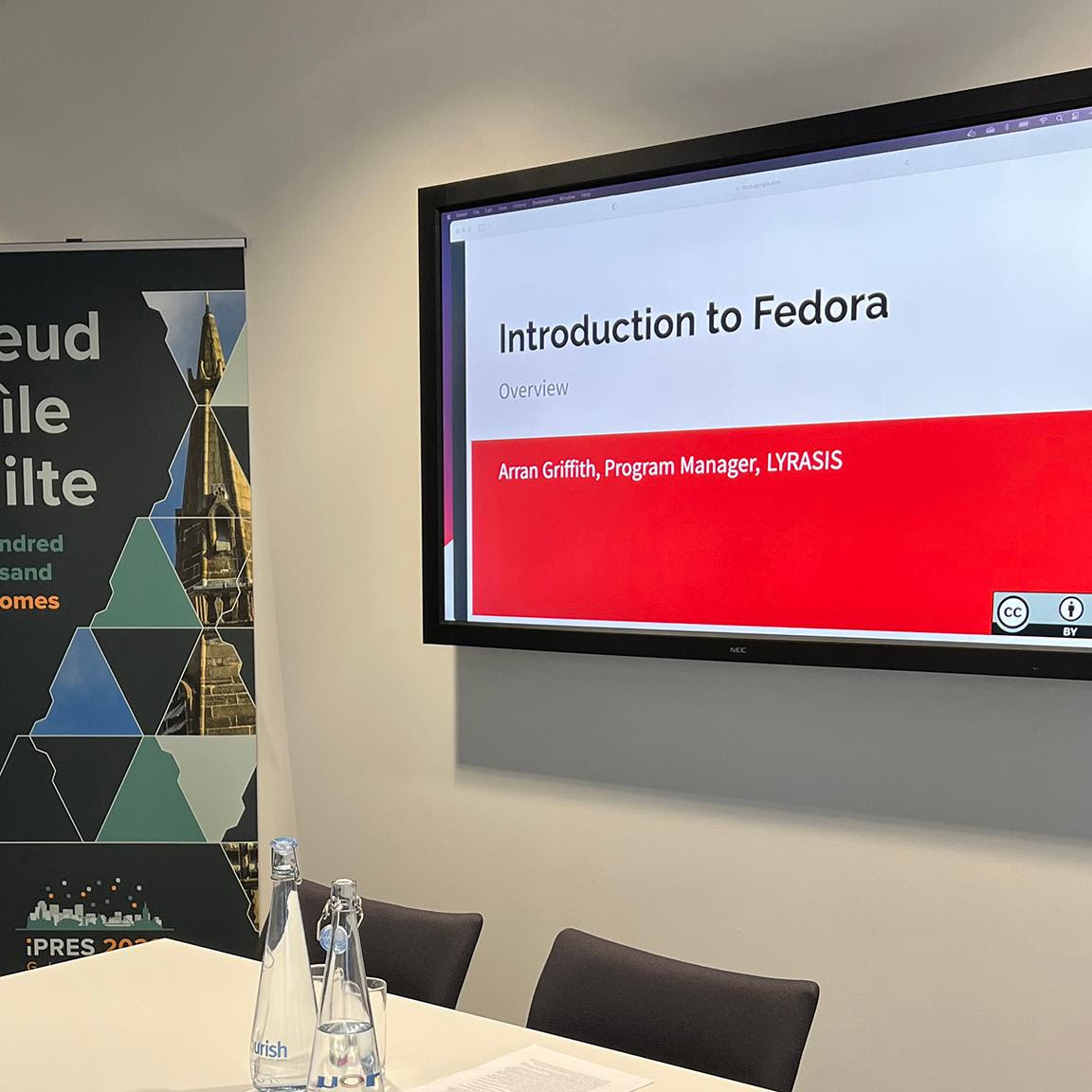 Fedora workshop at iPres at the Tecnology & Innovation Centre in Glasgow, Scotland. 