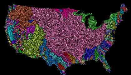 These Beautiful Maps Capture the Rivers That Pulse Through Our World image