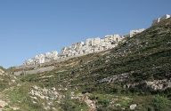Givat Zeev, view from the wadi.