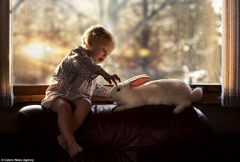 Mrs Shumilova said: 'I get inspired mainly by desire to express something I feel, though I usually cannot tell exactly what that is until I have taken the shot'