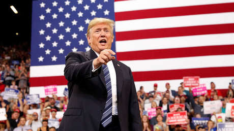 El presidente de EE. UU., Donald Trump en Billings, Montana, EE. UU., el 6 de septiembre de 2018.