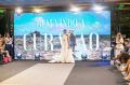Modelo durante o desfile de Flayza Vieira na Casar 2022