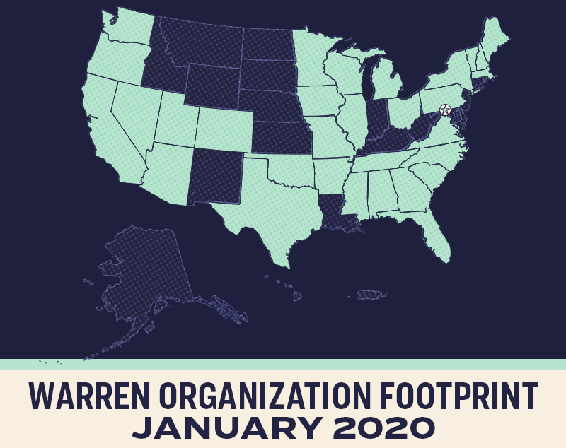 Warren Organization Footprint: January 2020
