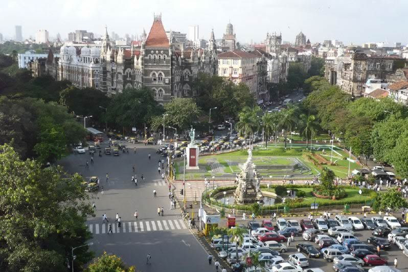 Arial View Flora Fountain Bombay