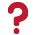 赤いはてなマーク ❓