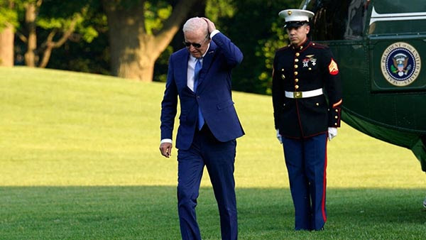 Biden Hurt Himself Again After Fall at Air Force Commencement