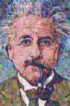 Albert Einstein With Pipe #2 - Posted on Friday, January 2, 2015 by Randal Huiskens