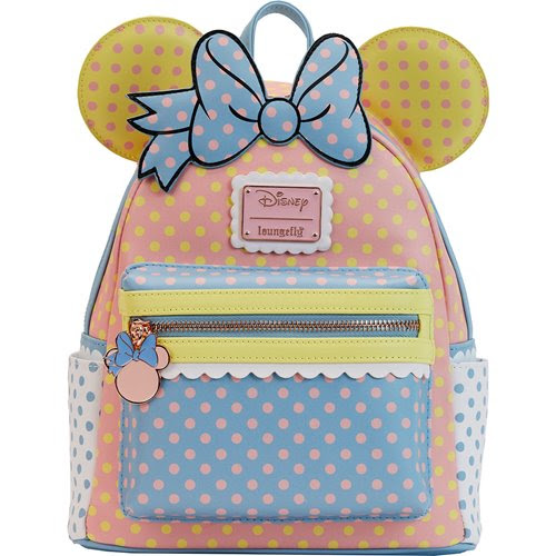 Minnie Mouse Pastel Color Block Dots Mini-Backpack Minnie Mouse Pastel Color Block Dots Mini-Backpack