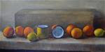 Incomplete Still Life in Orange and Yellow - Posted on Monday, January 5, 2015 by Megan Schembre